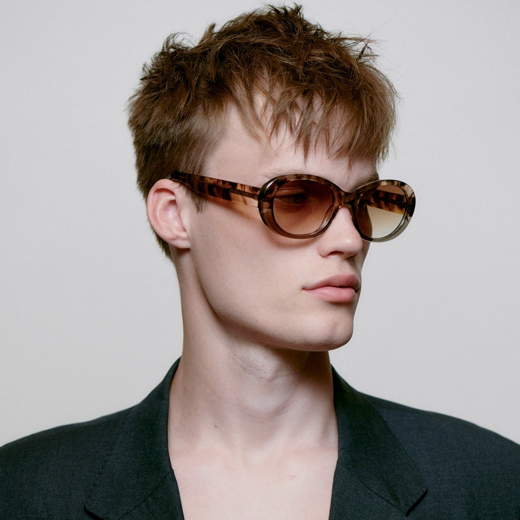 A.Kjærbede | Anma Coquina/Grey Transparent Sunglasses