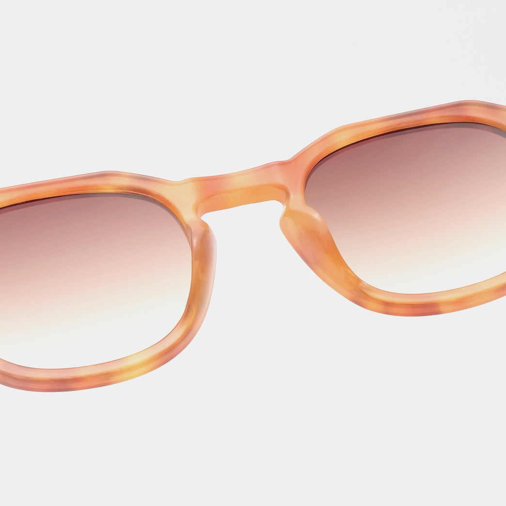 A.Kjærbede | Zan Burnt Amber Sunglasses