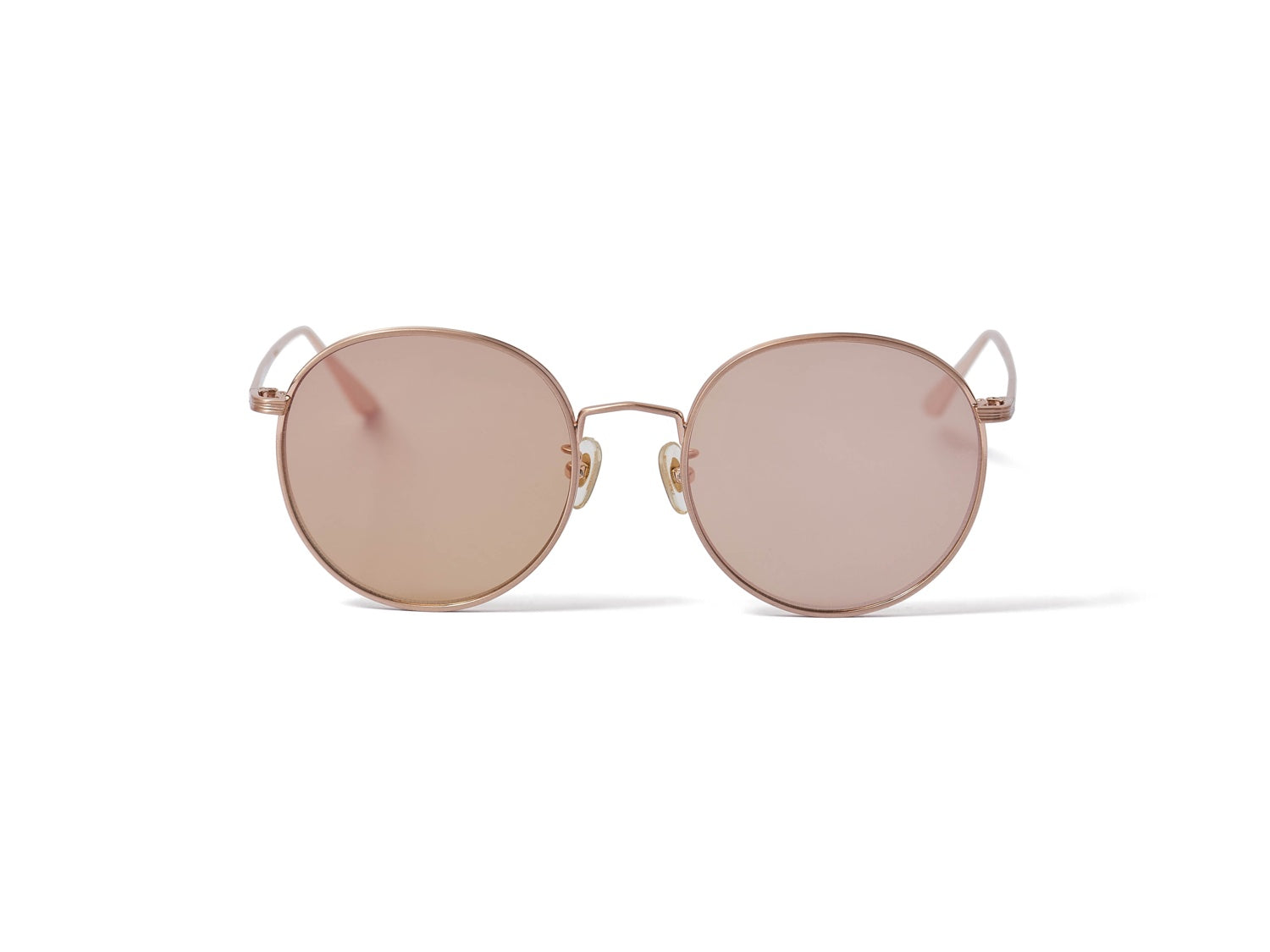 NYBK Elmira M33 PGM Rose Gold Sunglasses Front View