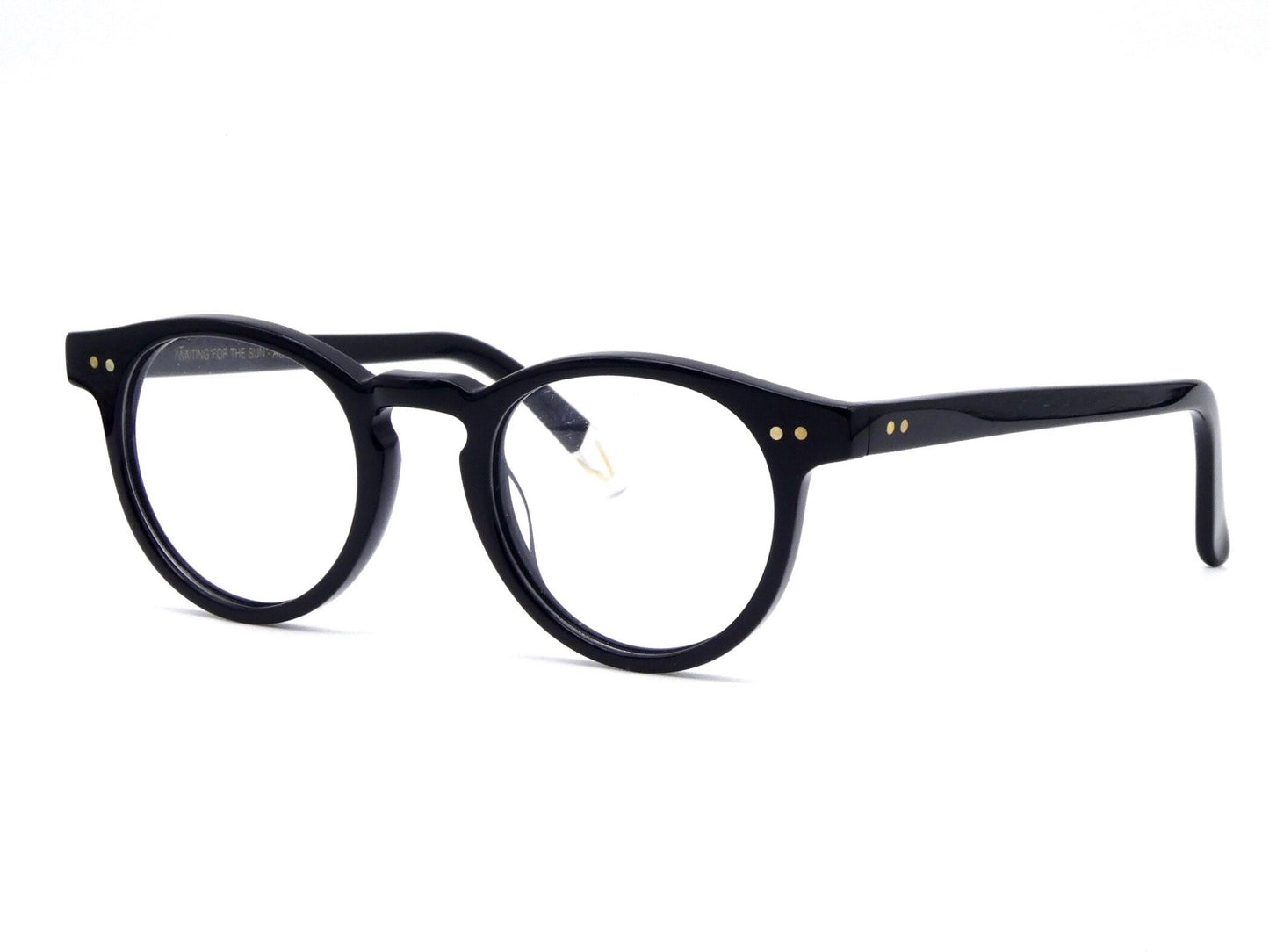 Waiting for the Sun Auguste E2 Black Glasses