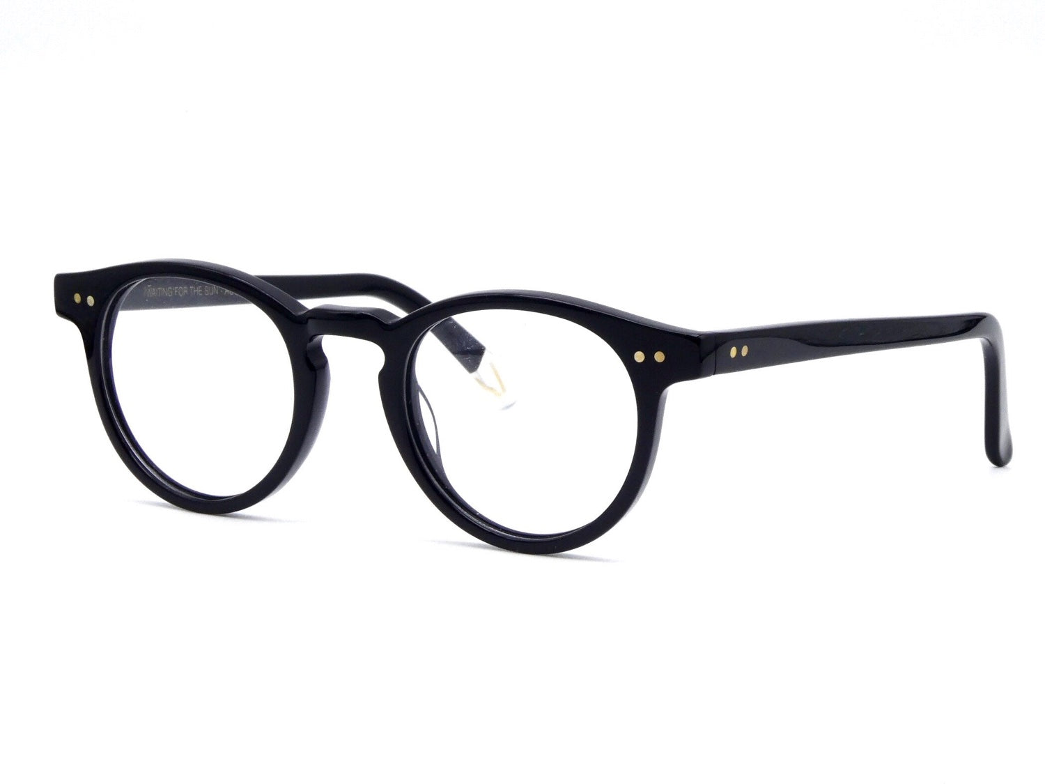 Waiting for the Sun Auguste E2 Black Glasses