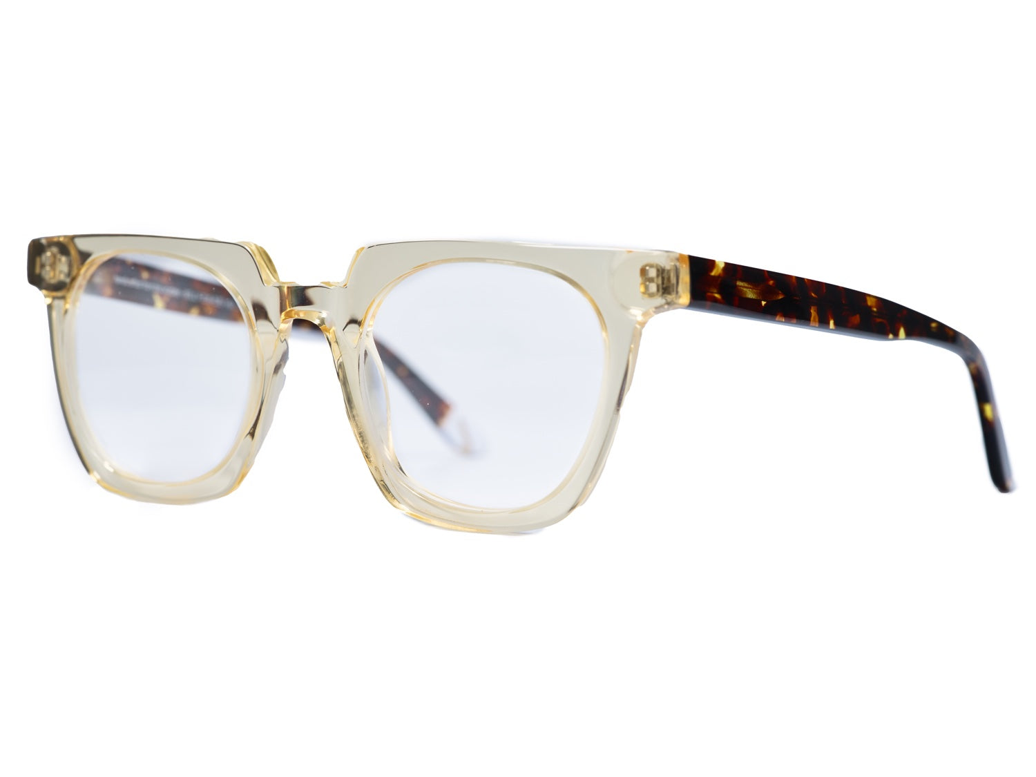 Waiting for the Sun Billy E18 E20 Yellow & Tortoiseshell Glasses