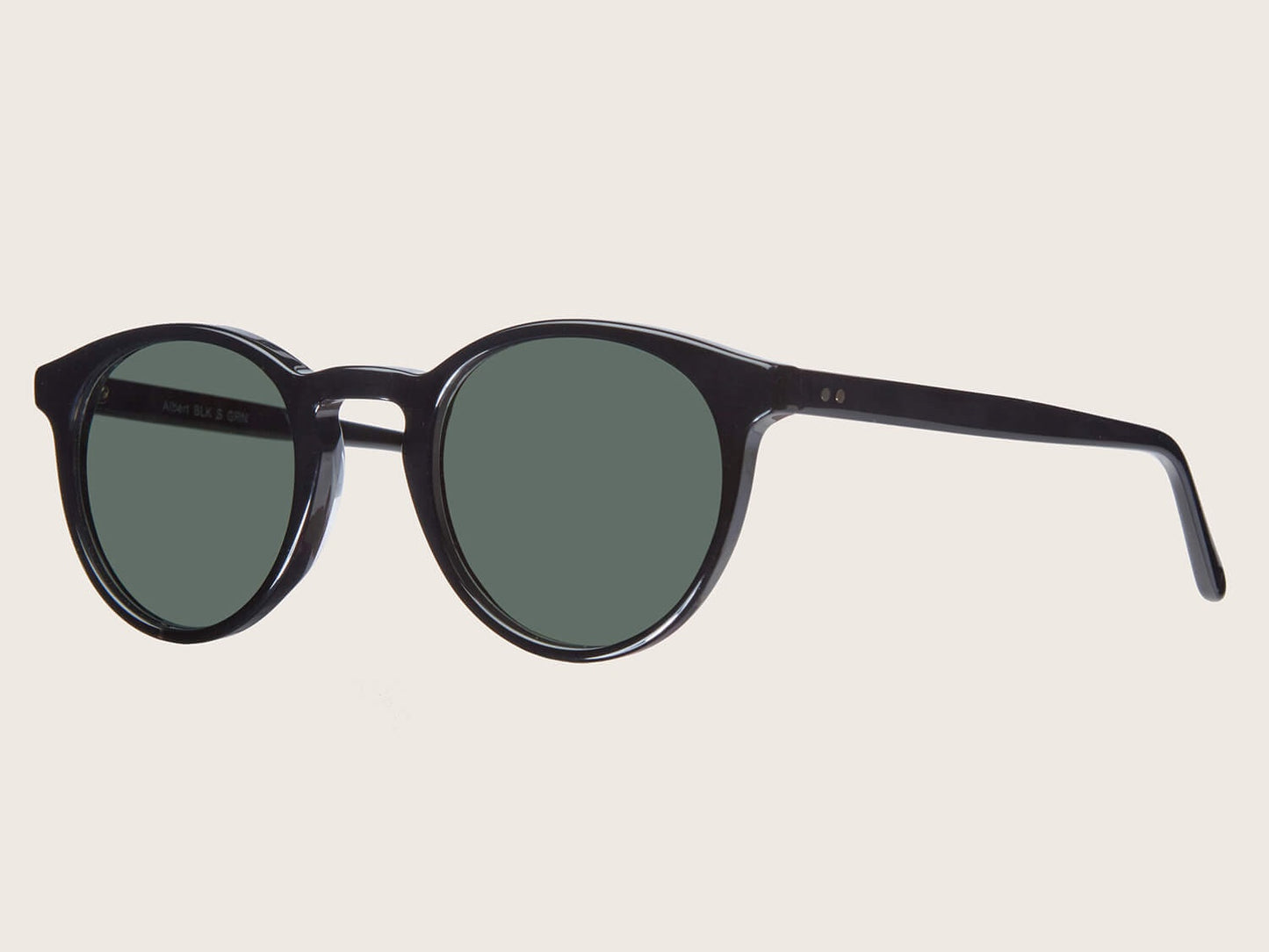 YMC X Bridges & Brows Albert Black Sunglasses