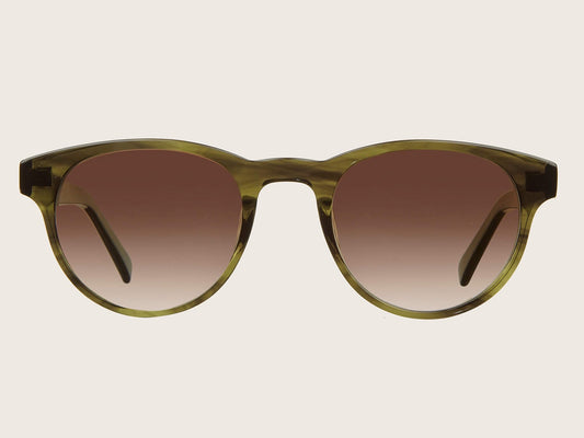 YMC X Bridges & Brows Bubs Leaf Green Sunglasses