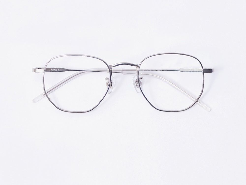 NYBK Jim M56 Matte Silver Glasses