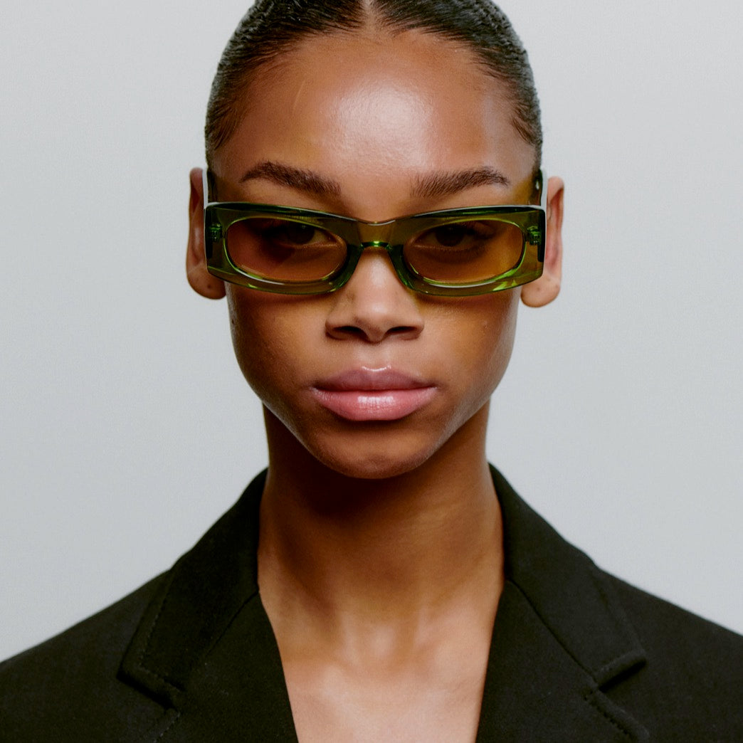 A.Kjærbede | Frida Light Olive Sunglasses