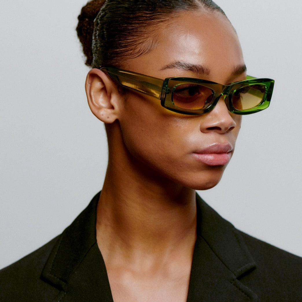 A.Kjærbede | Frida Light Olive Sunglasses