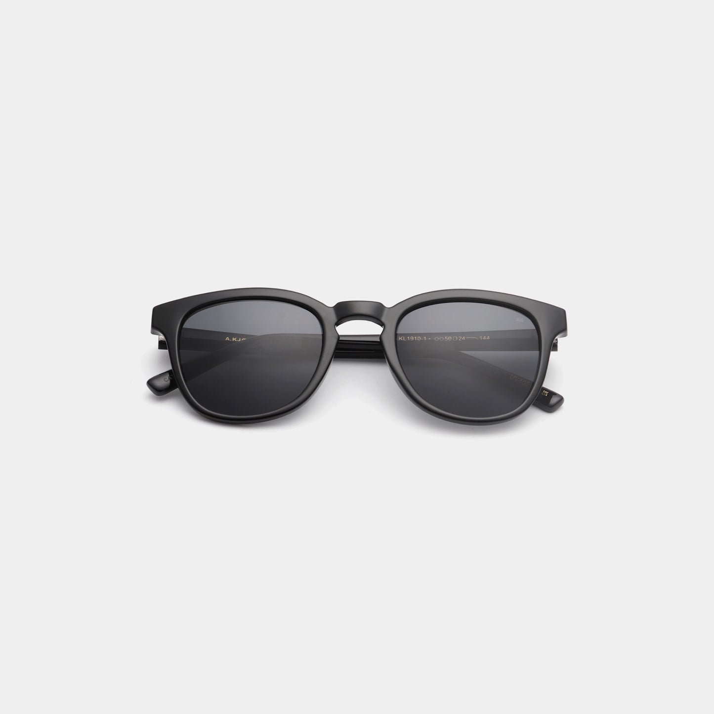 A.Kjærbede | Bate Black Sunglasses