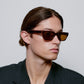 A.Kjærbede | Bror Brown/Demi Light Brown Transparent Sunglasses