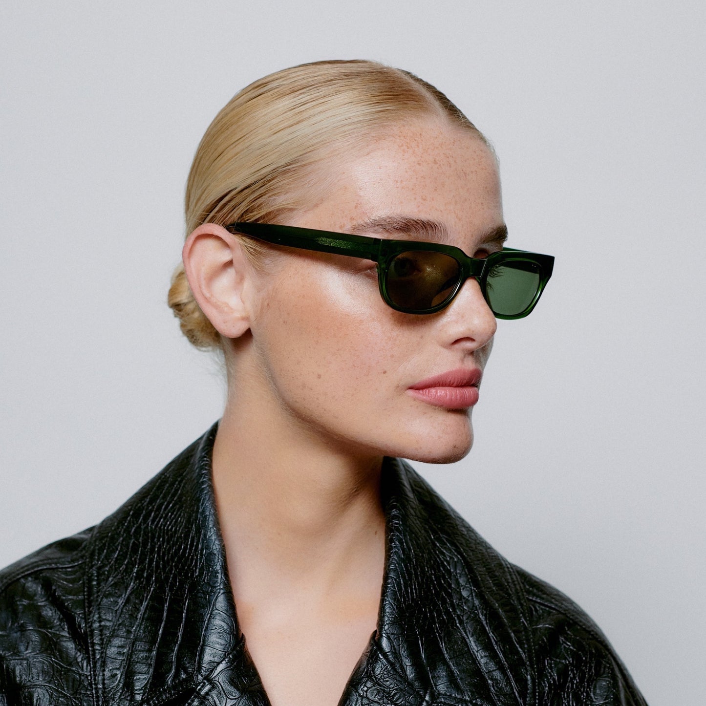 A.Kjærbede | Bror Green Transparent Sunglasses