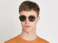 Person wearing NYBK Johnstown M8 BG Gunmetal Sunglasses