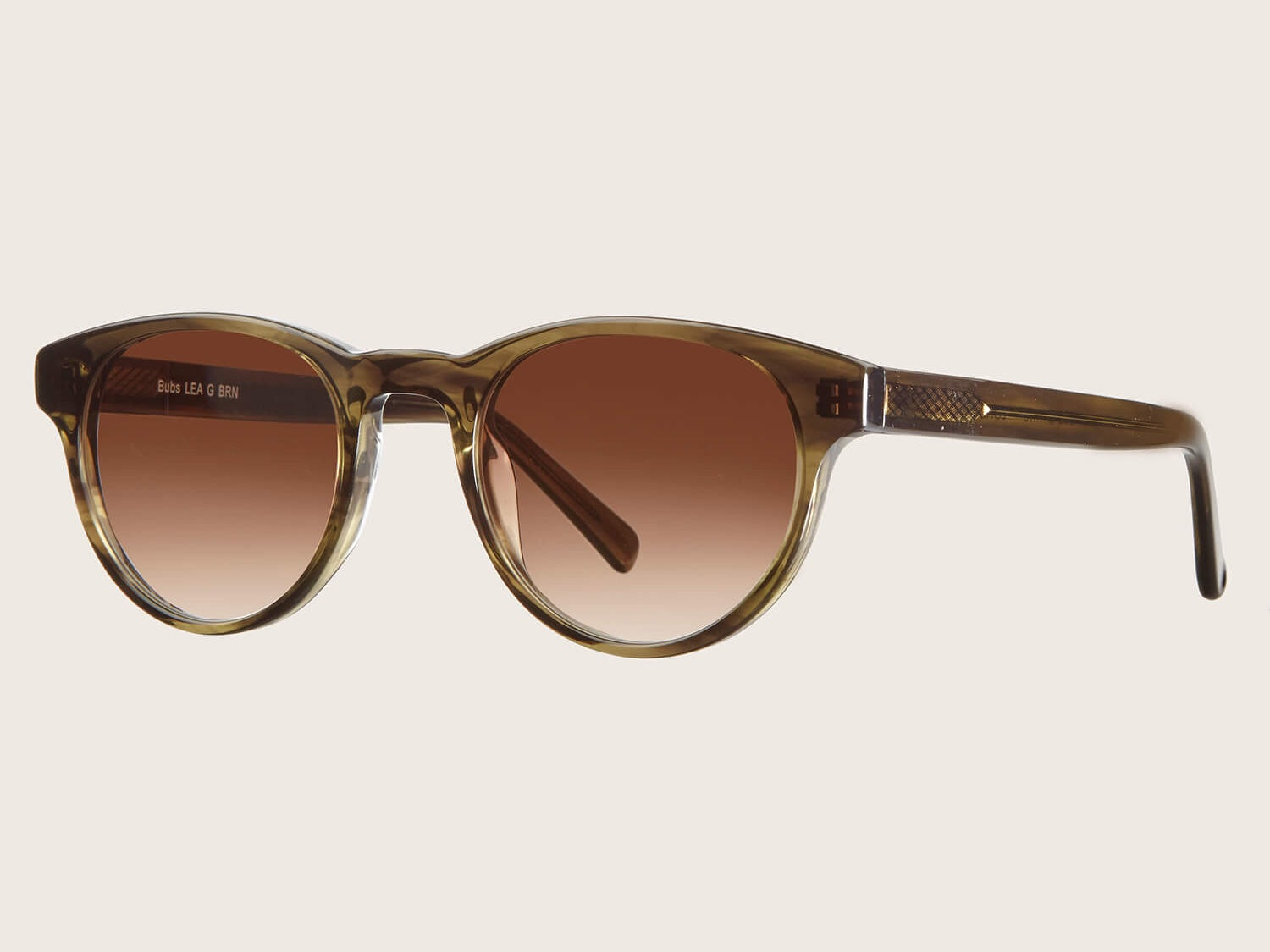 YMC X Bridges & Brows Bubs Leaf Green Sunglasses