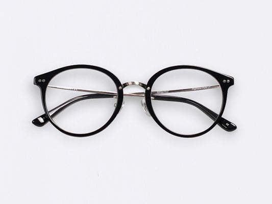 NYBK Highland Park L7 Black & Silver Glasses