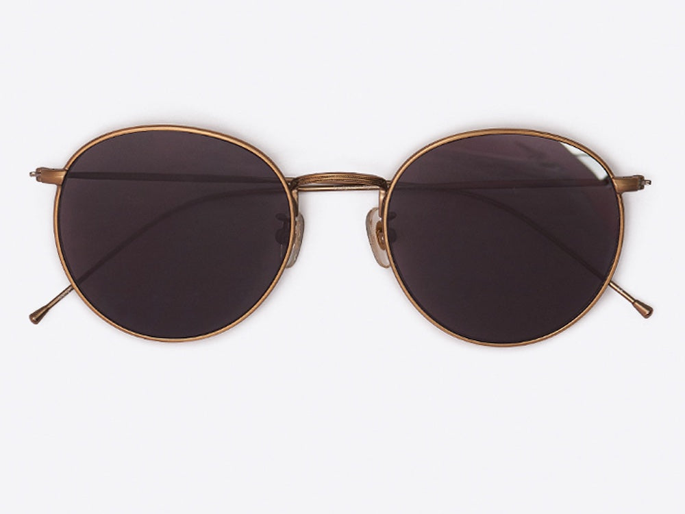 NYBK Ithaca M32 BL Antique Gold Sunglasses